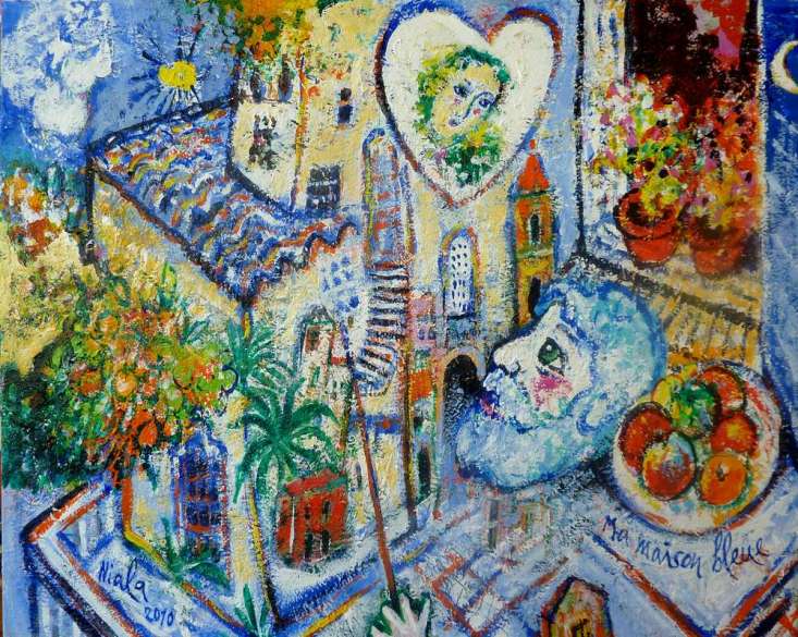 MA MAISON BLEUE - NIALA 2010 - Acrylique sur toile 61x50 001.jpg