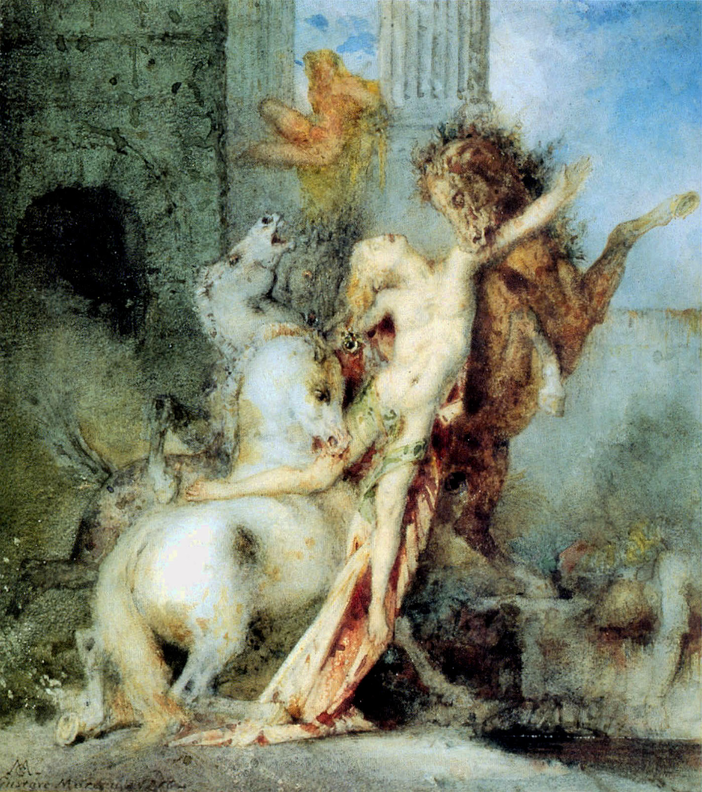 Diomedes_Devoured_by_his_Horses_-_Gustave_Moreau_(1866)